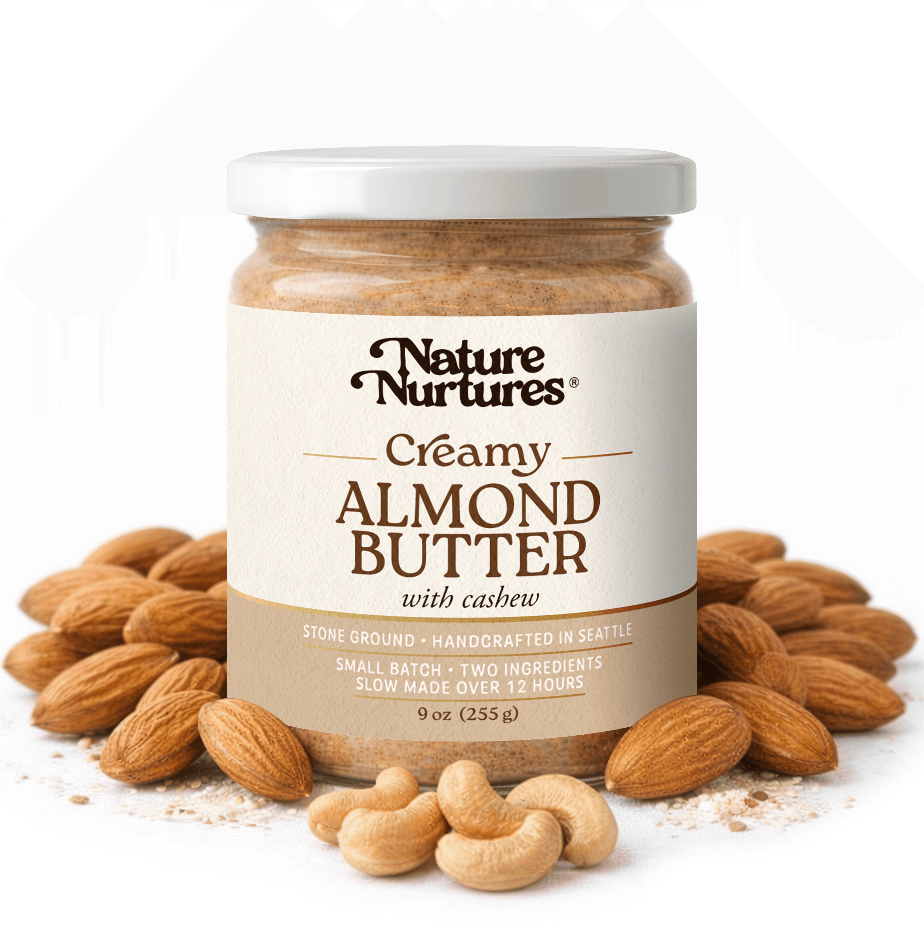 Organic Creamy Almond Butter with Cashew