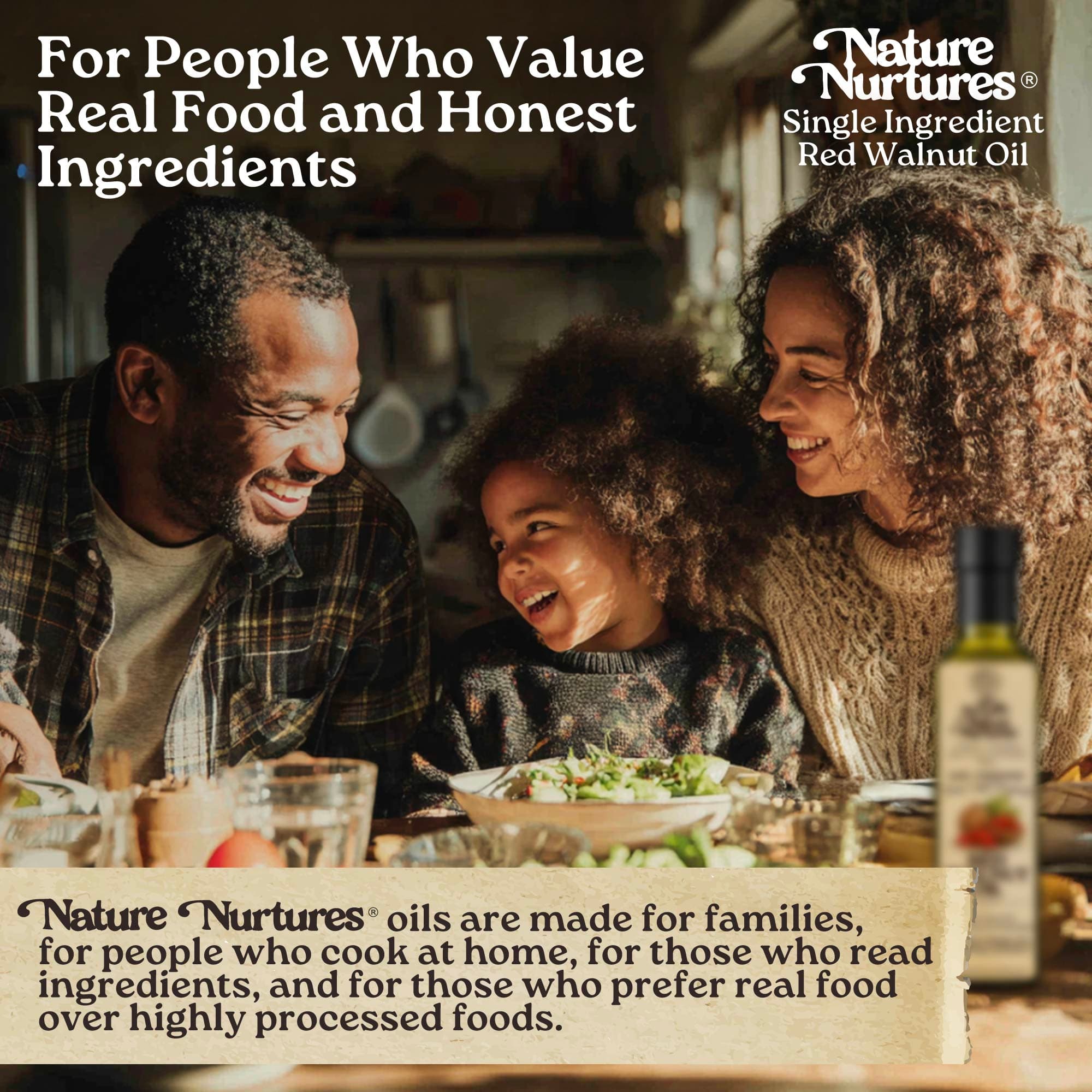 It comes back to the table, for people who value real food and honest ingredients, for those who enjoy deep, nutty flavors with a smooth finish, where single ingredient red walnut oil becomes part of meals that feel rich, warm, and quietly special.